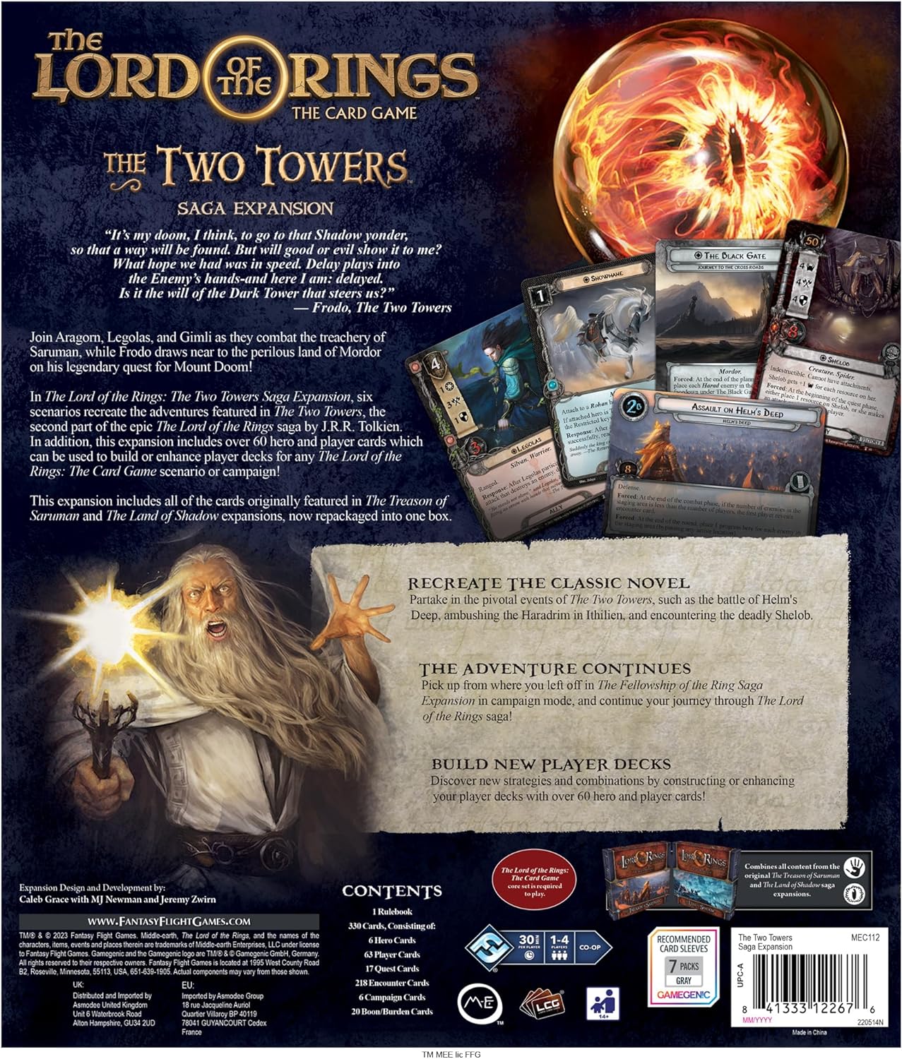 The Lord of the Rings : The Card Game - The Two Towers Saga Expansion